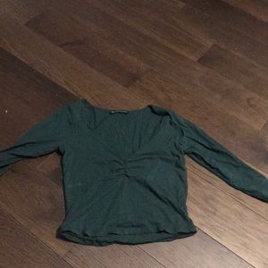 BRANDY MELVILLE FITTED LONG SLEEVE CROP